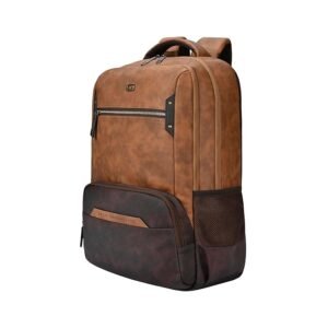 ear Quantum 3 18"/29L Antitheft Large Faux Leather Water Resistant Laptop backpack with Raincover/Laptop backpack/Casual